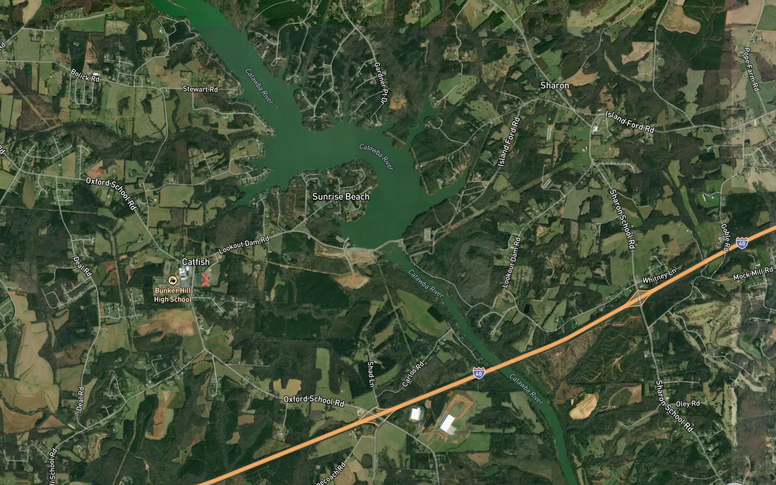 Lookout Shoals Lake