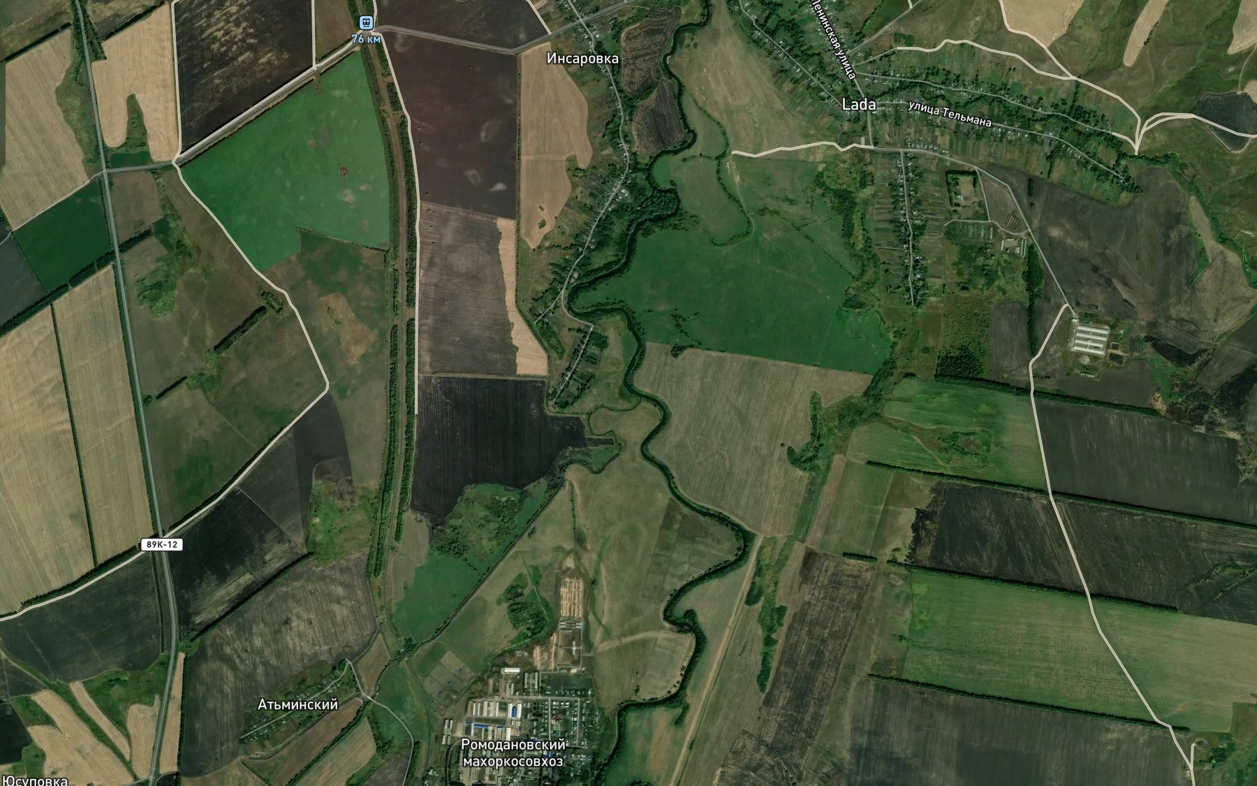 Satellite map of the Bol'shaya At'ma