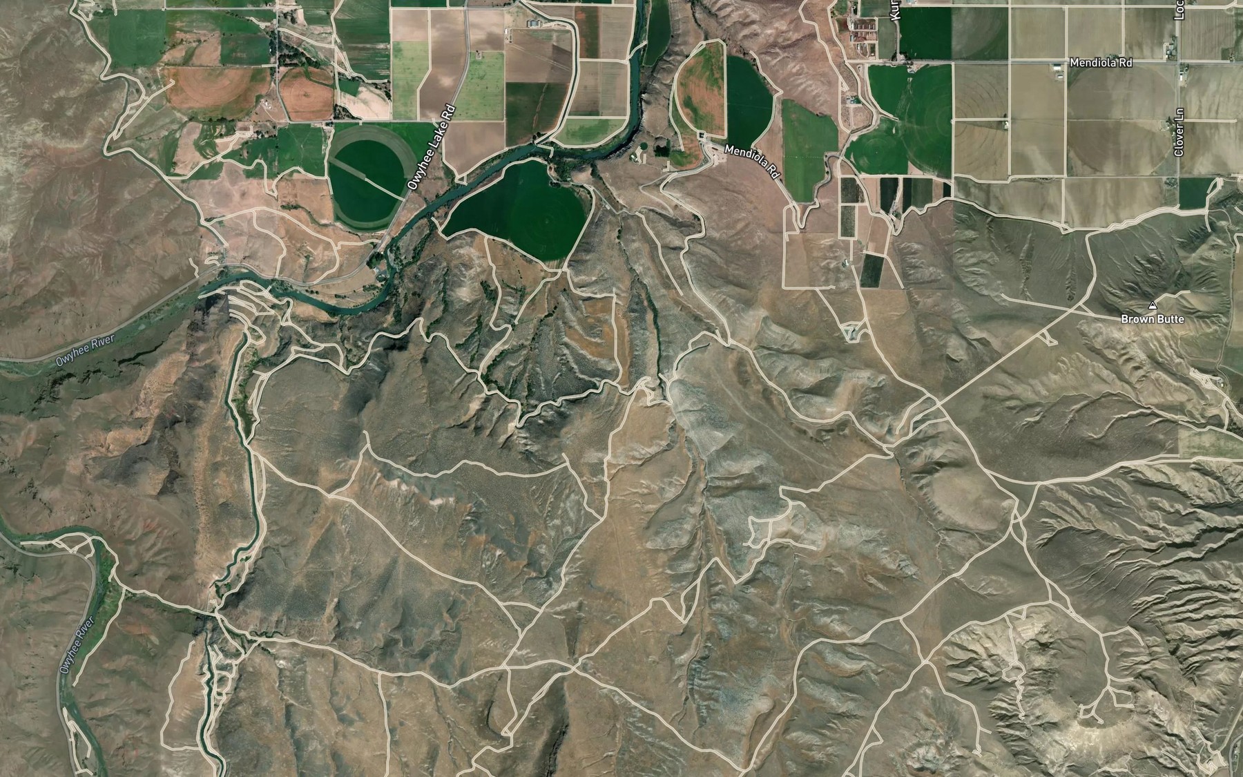 Satellite map of the Kingman Lateral