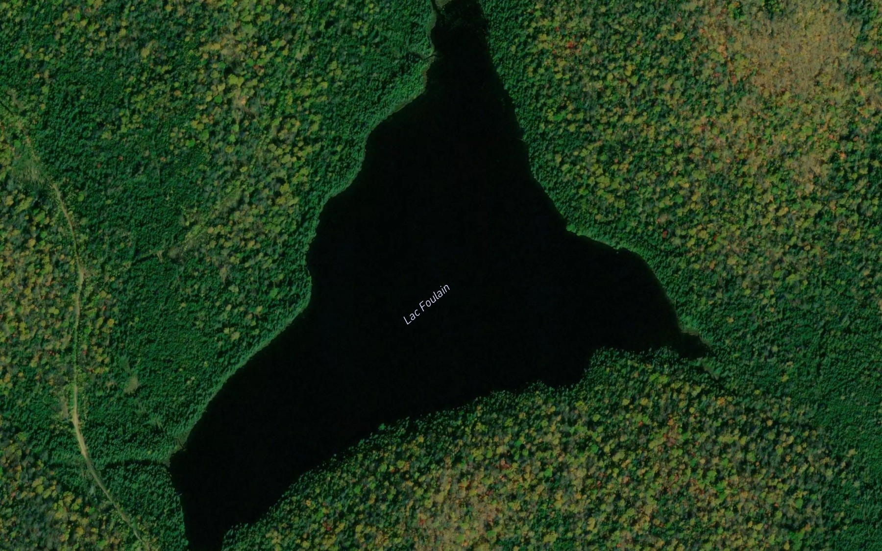 Satellite map of the Lac Foulain