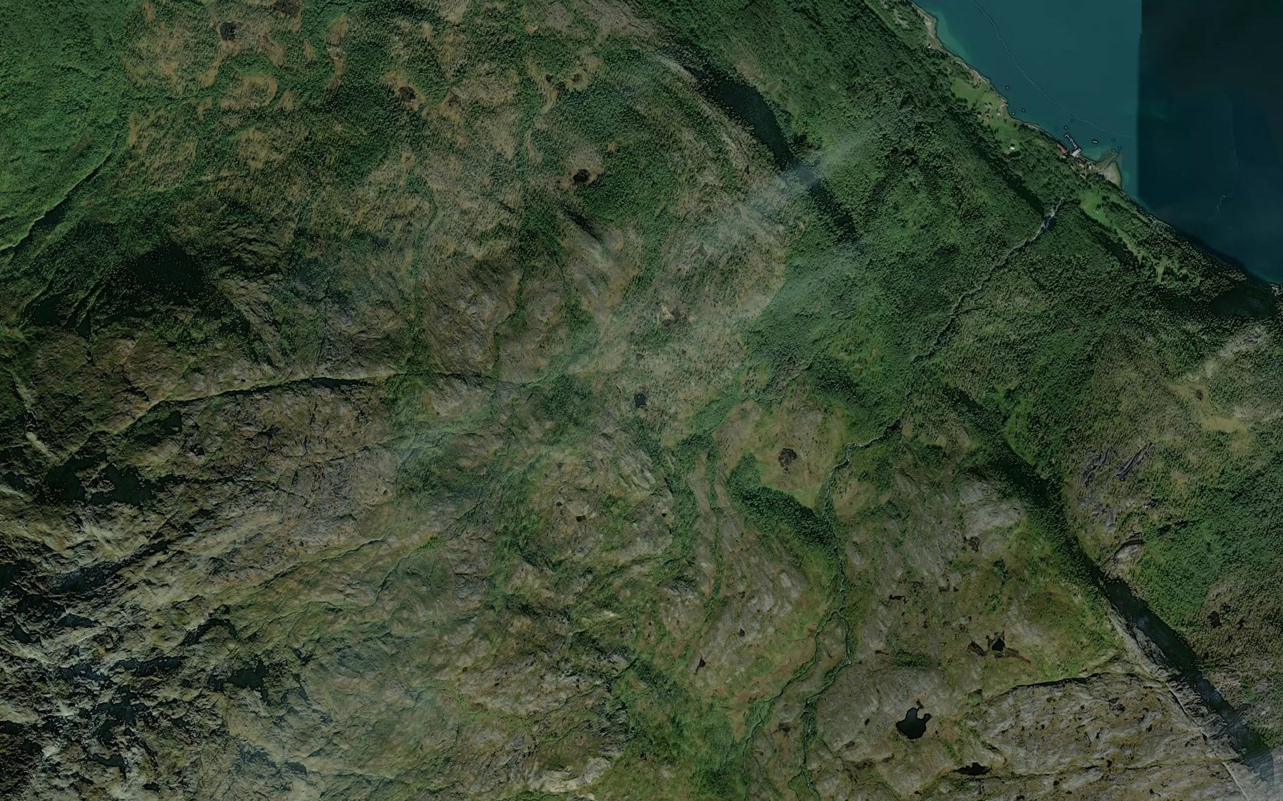 Satellite map of the Gjerdhaugvatnet