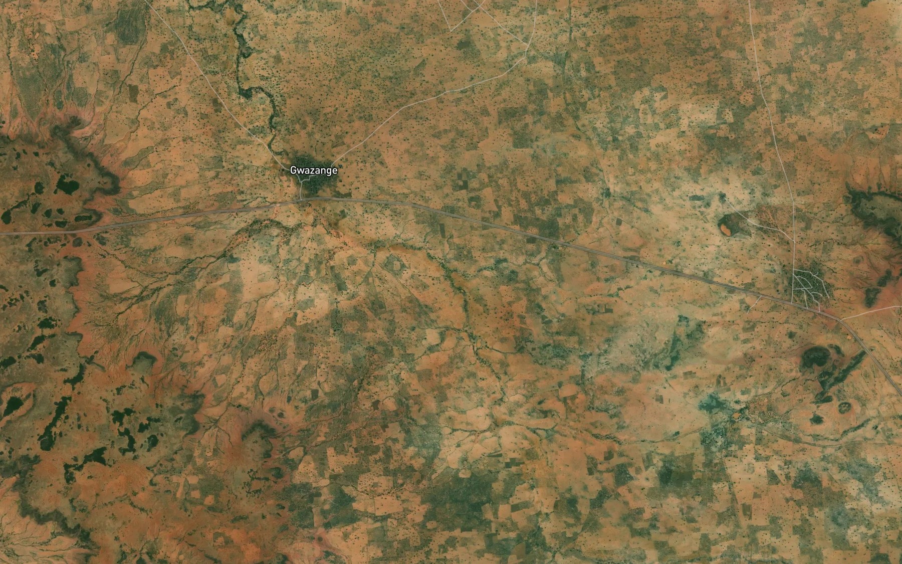 Satellite map of the River Illa