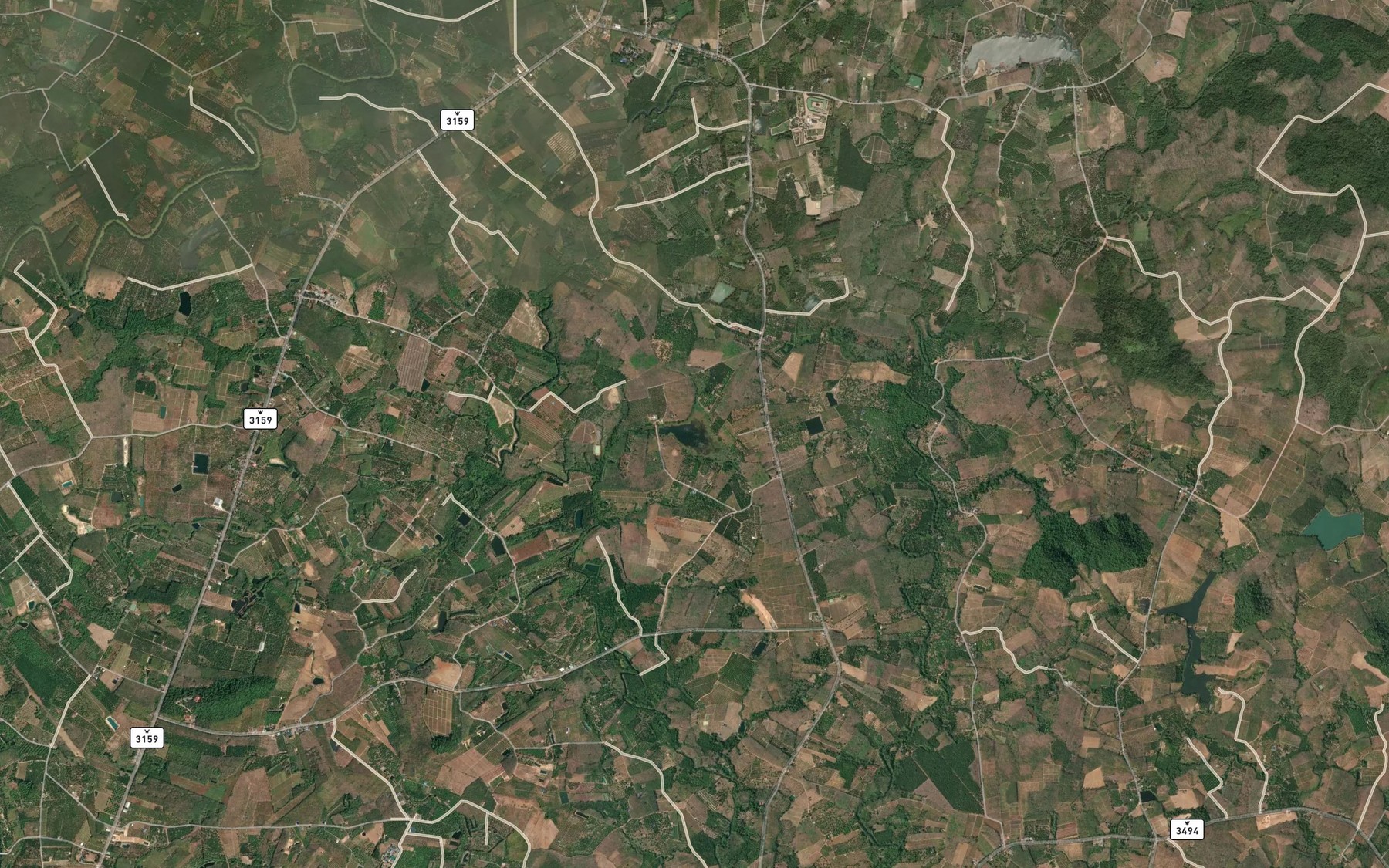 Satellite map of the Ang Kep Nam Khao Wong