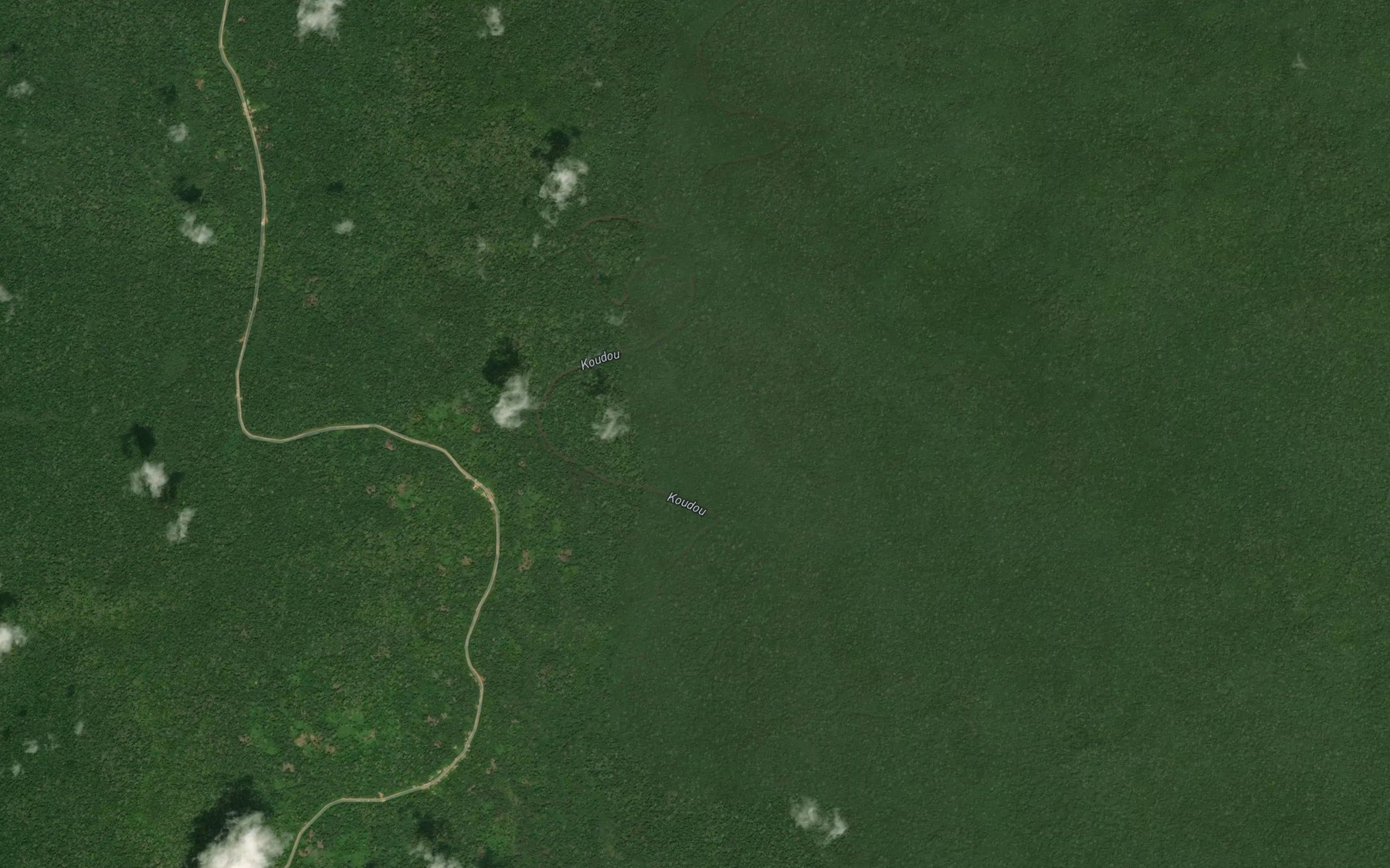 Satellite map of the Mavauge