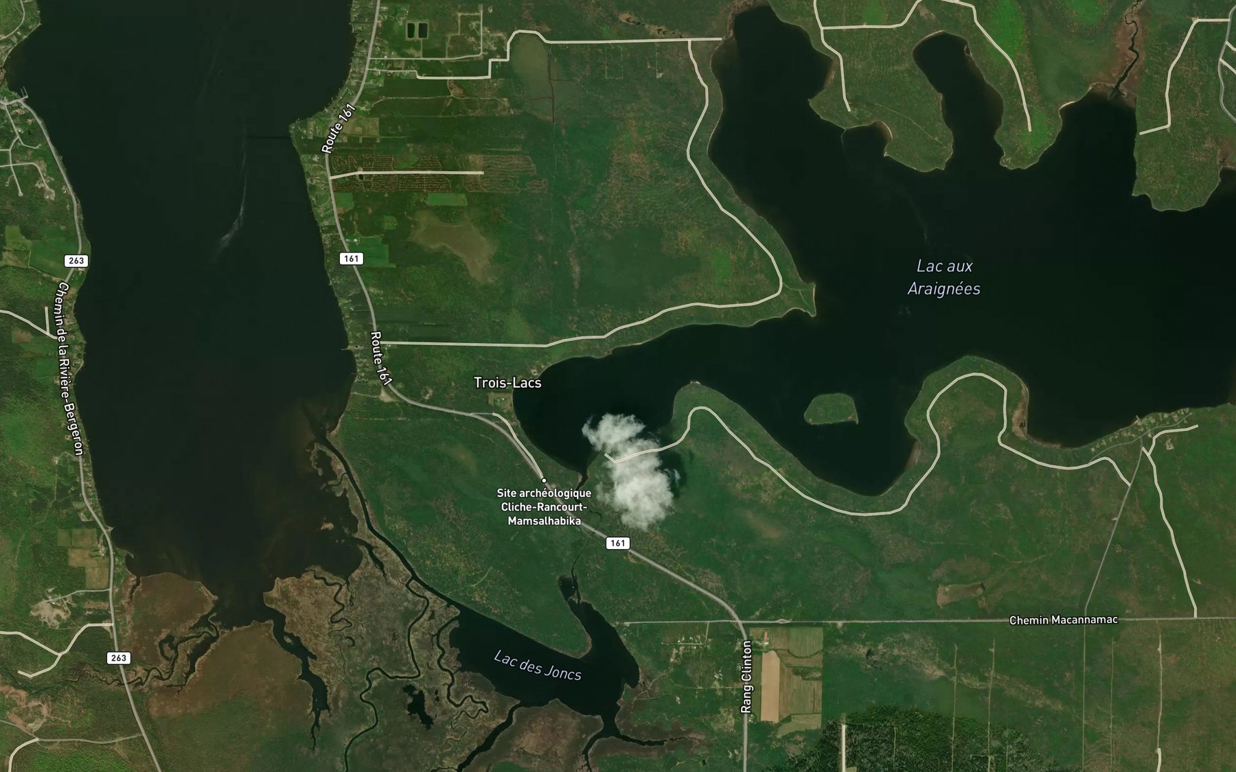 Satellite map of the Baie de l'Ouest