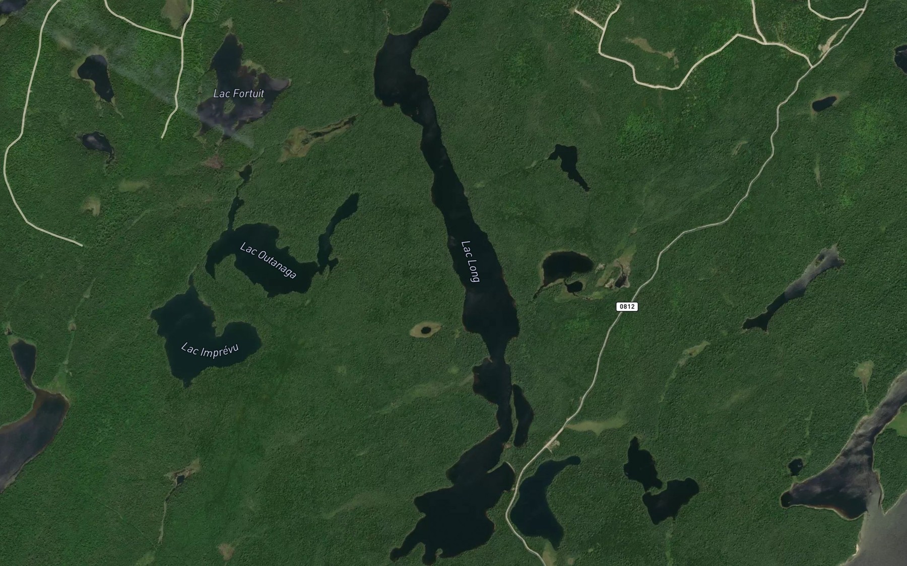 Satellite map of the Lac Long