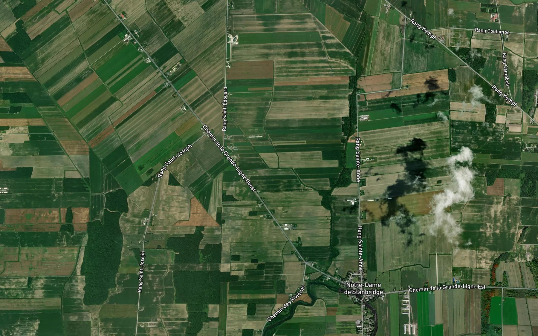 Satellite map of the Decharge des Quatorze