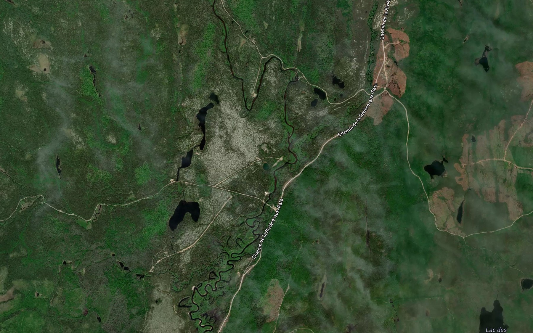 Satellite map of the Lac de l'Azimut