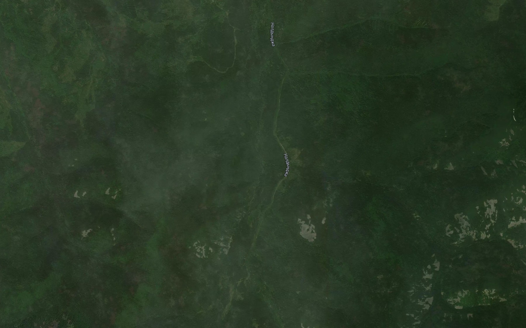 Satellite map of the Krivaya