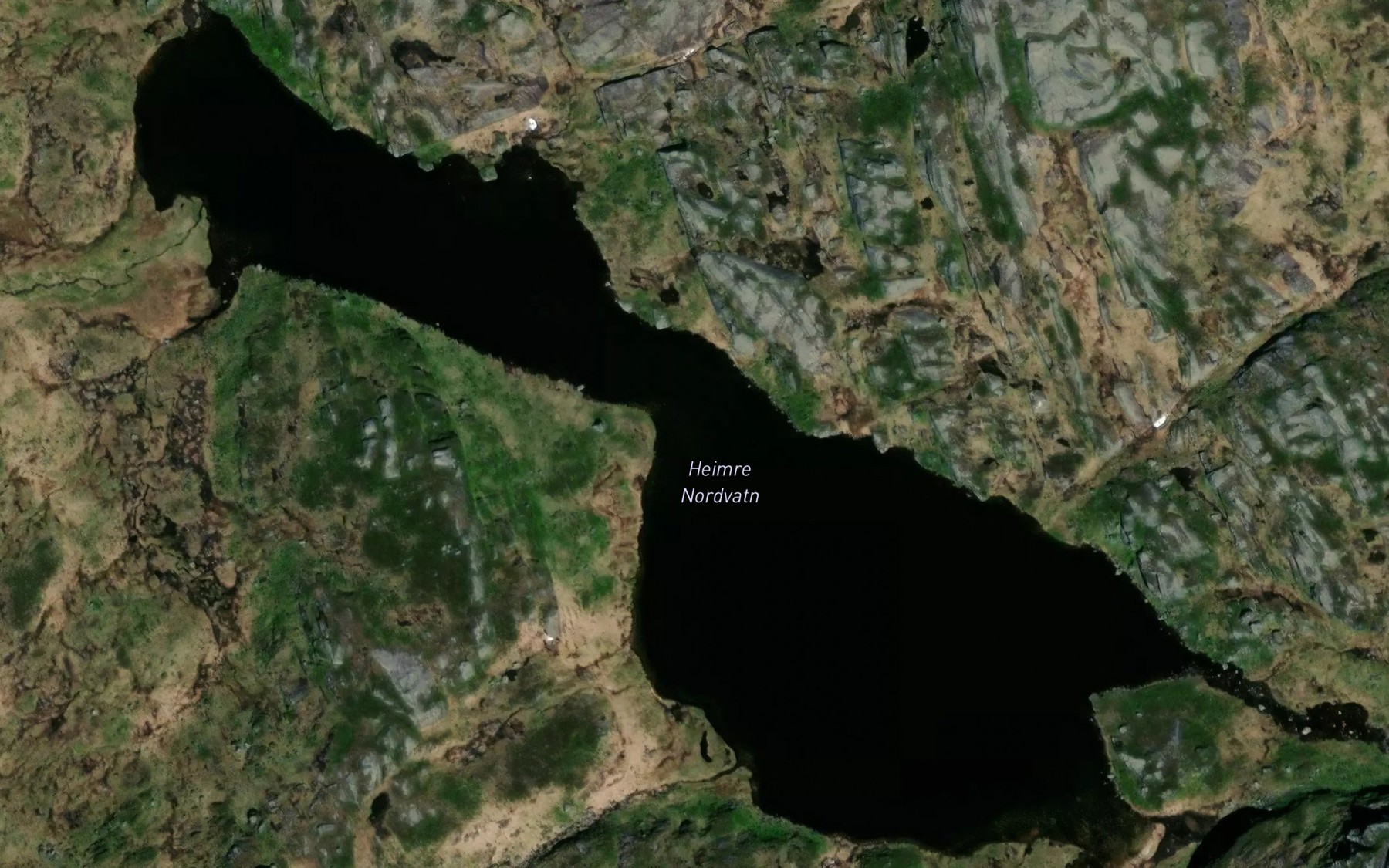 Satellite map of the Heimre Nordvatn