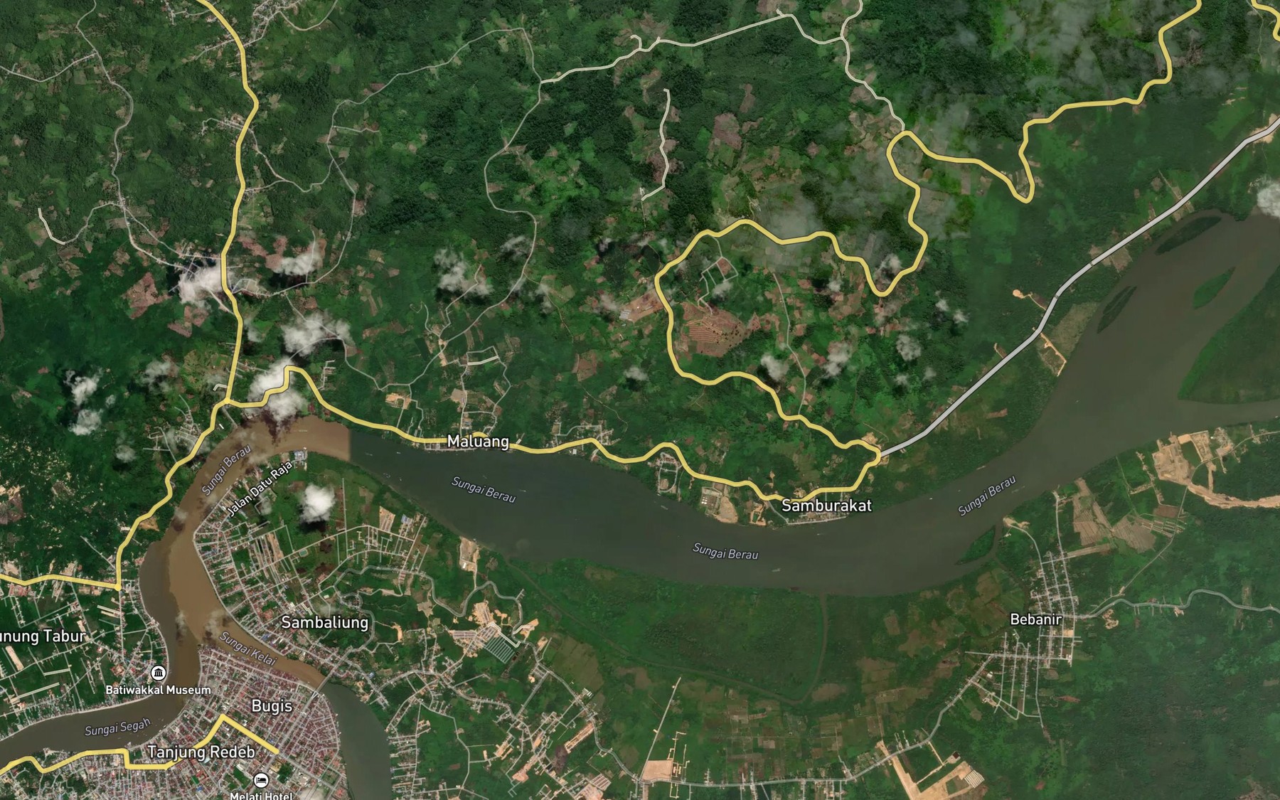 Satellite map of the Haji Bank