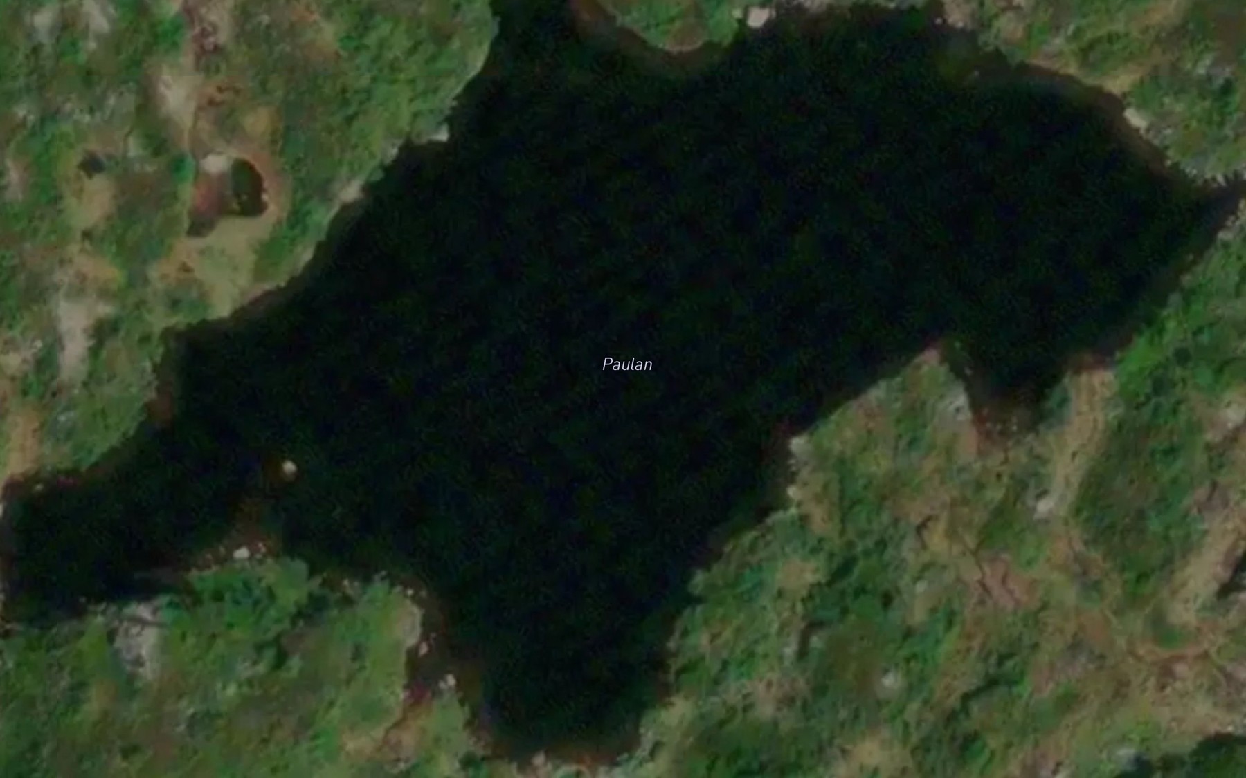Satellite map of the Paulan