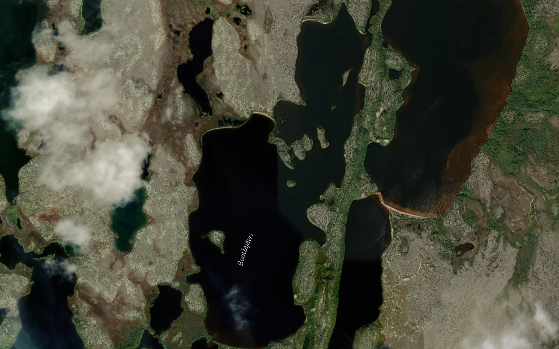 Satellite map of the Buolnajavri