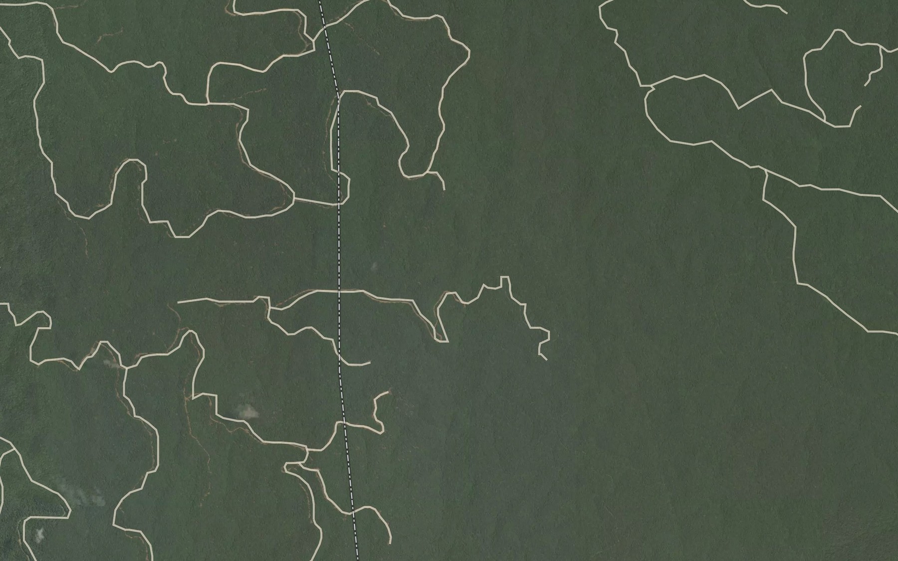 Satellite map of the Ndama