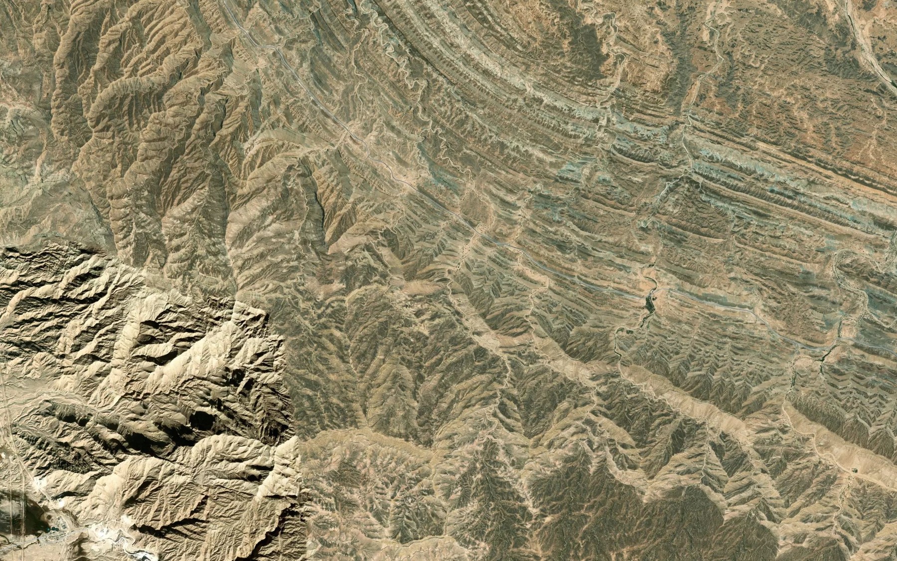 Satellite map of the Tang-e Kol Safari