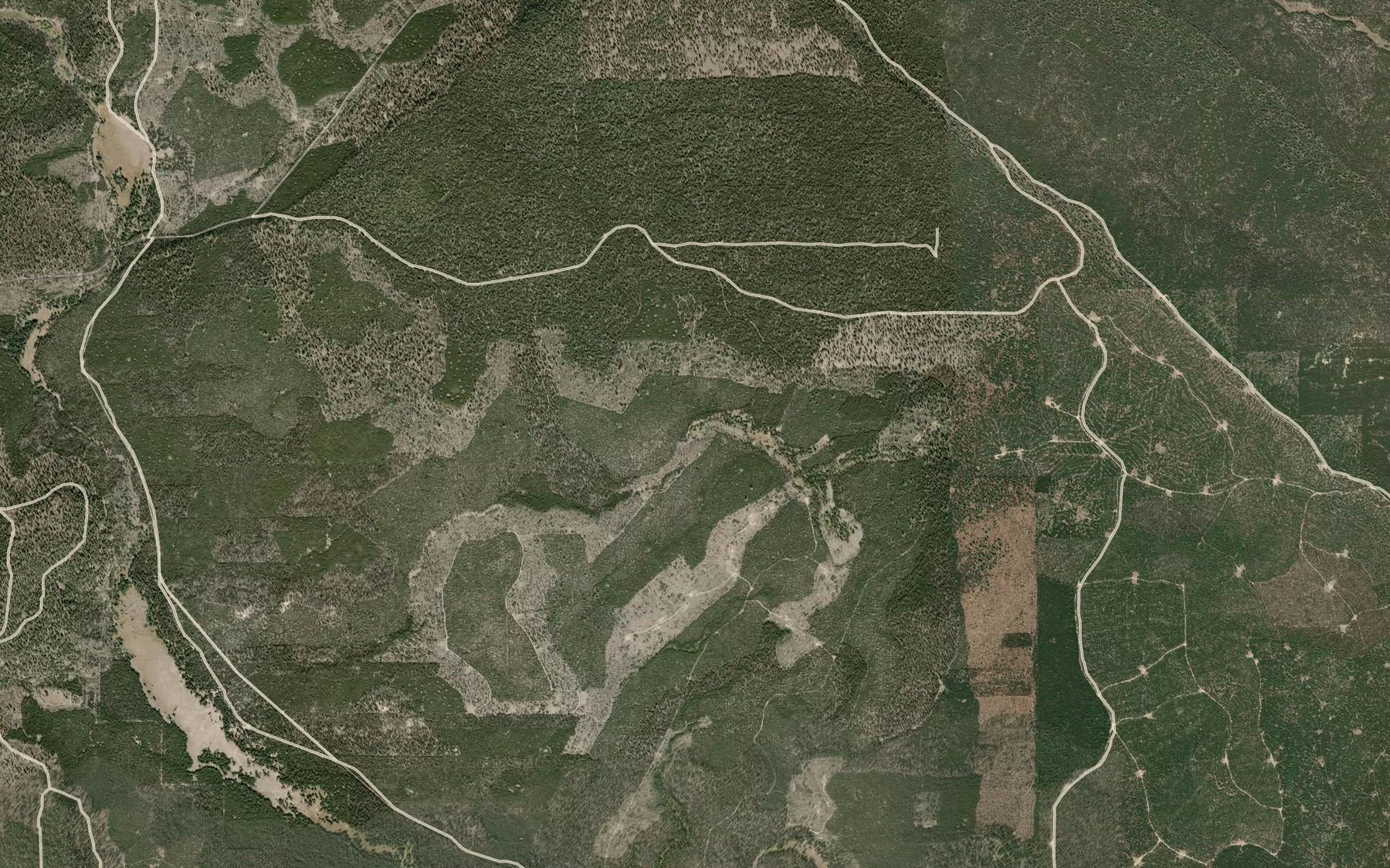 Satellite map of the Cleary Spring