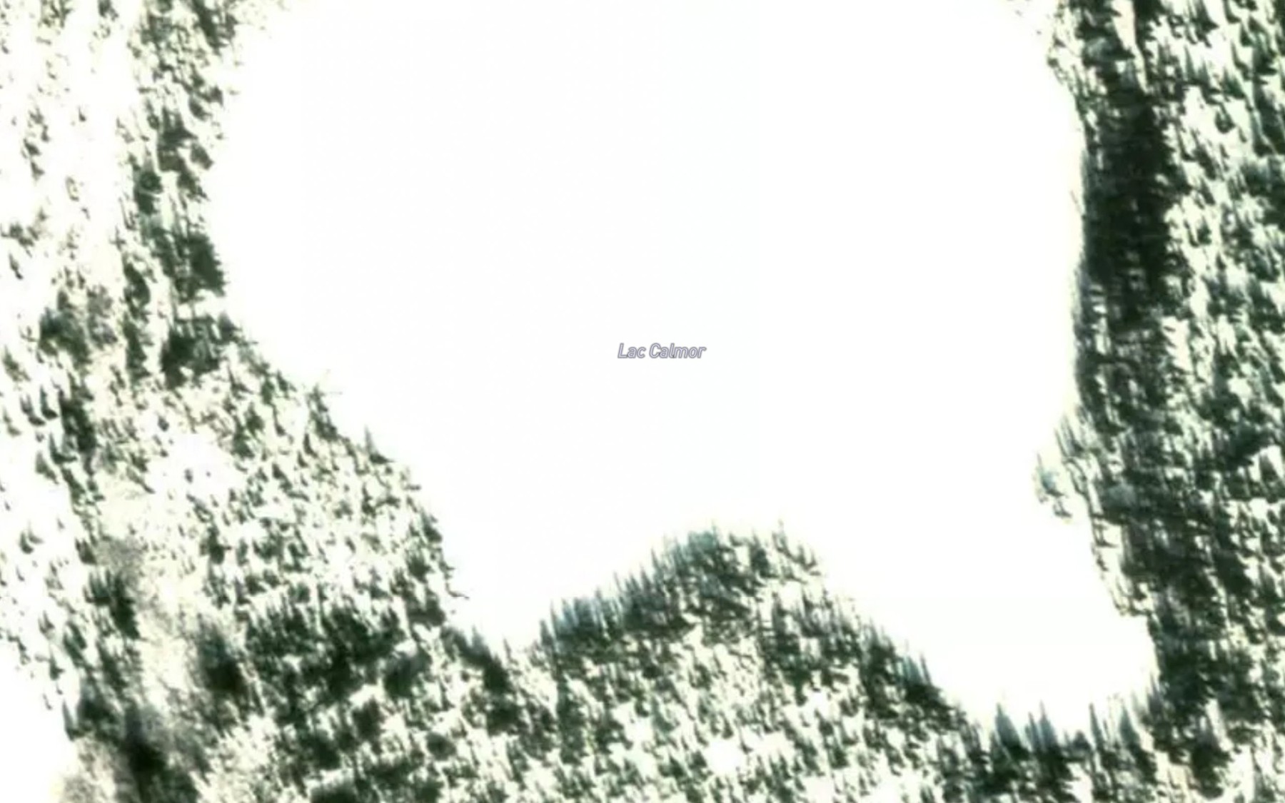 Satellite map of the Ruisseau Audet
