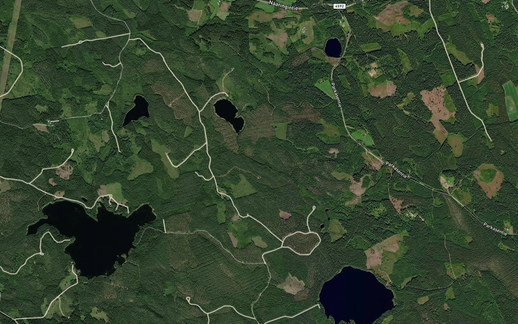Satellite map of the Taikinajoki