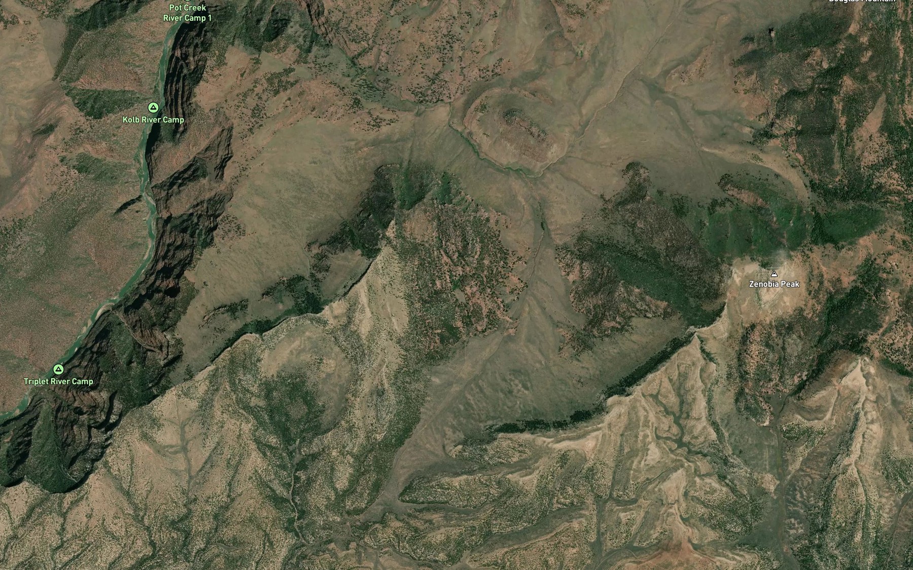 Satellite map of the Chokecherry Spring
