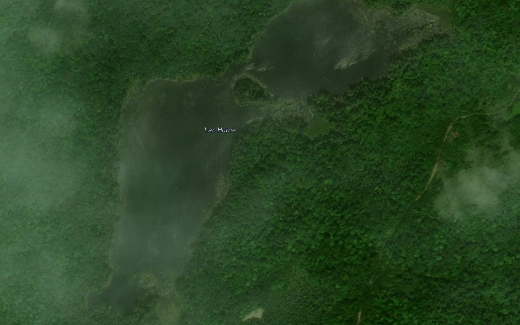 Satellite map of the Lac Home