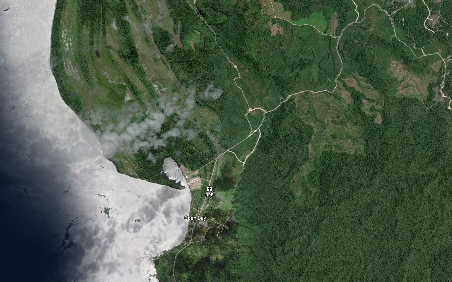 Satellite map of the Tavanatangir River