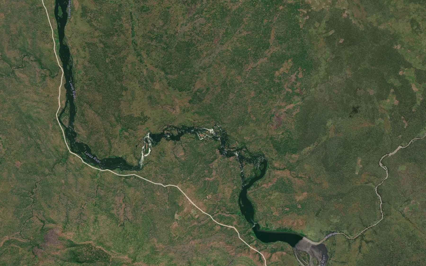 Satellite map of the Chutes Poulsen