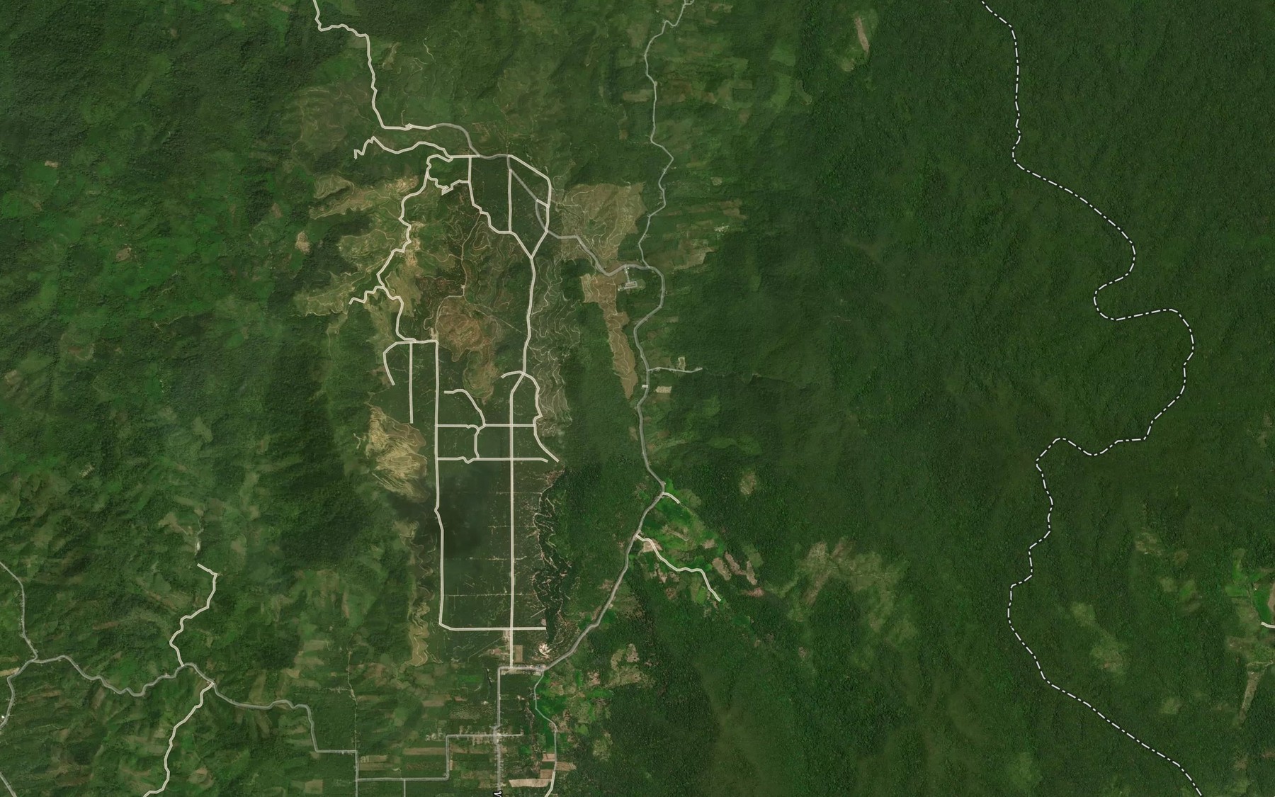 Satellite map of the Khlong Chan
