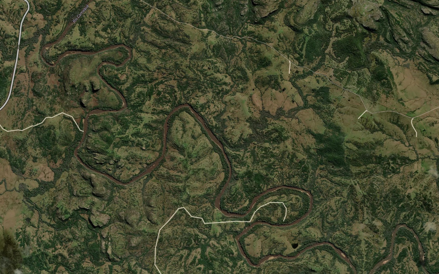 Satellite map of the Arroio do Banhado