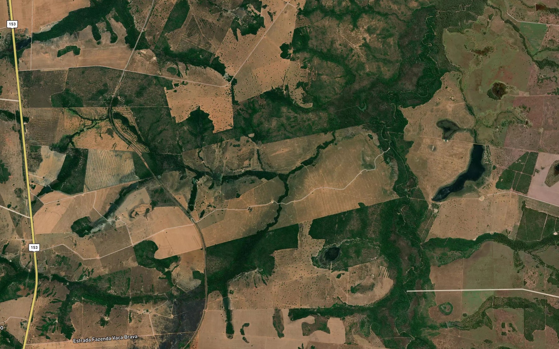Satellite map of the Cabeceira Funda