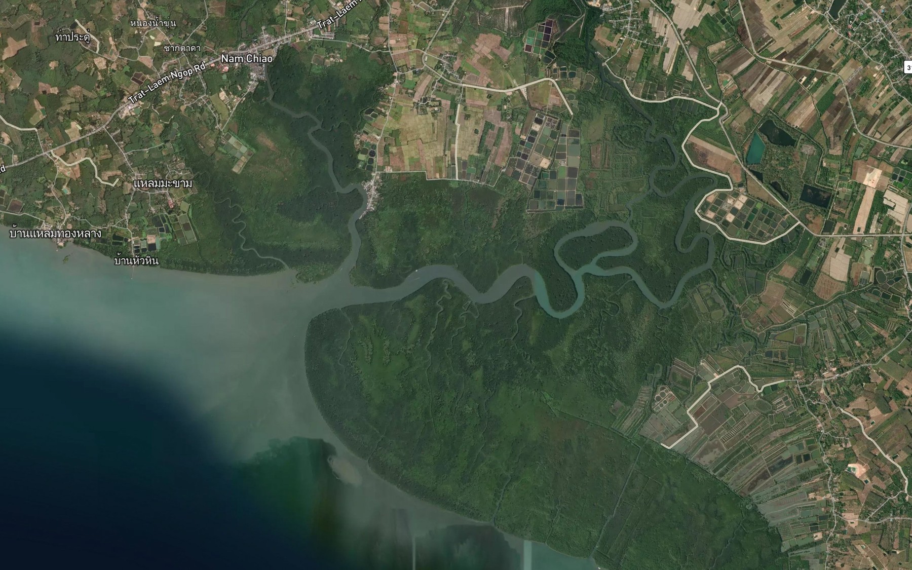 Satellite map of the Khlong Chon