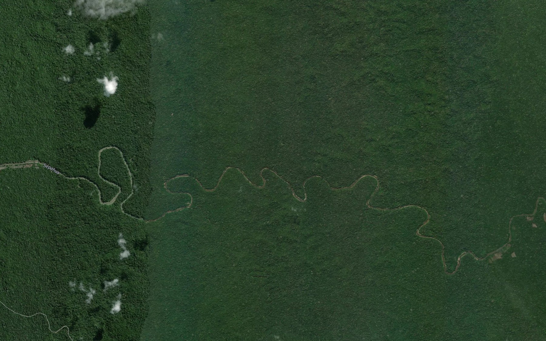 Satellite map of the Quebrada Venado
