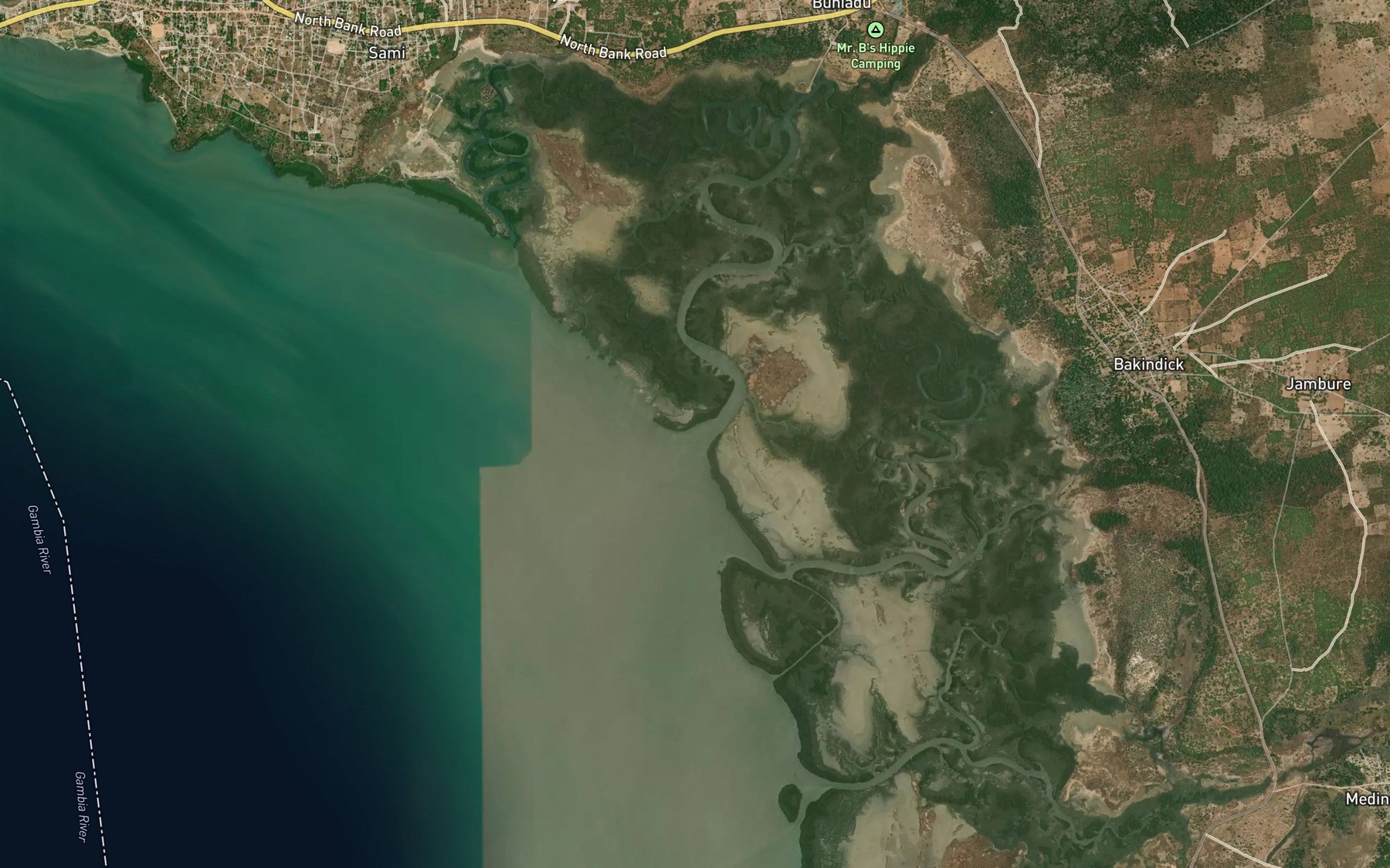 Satellite map of the Buniadu Bolon