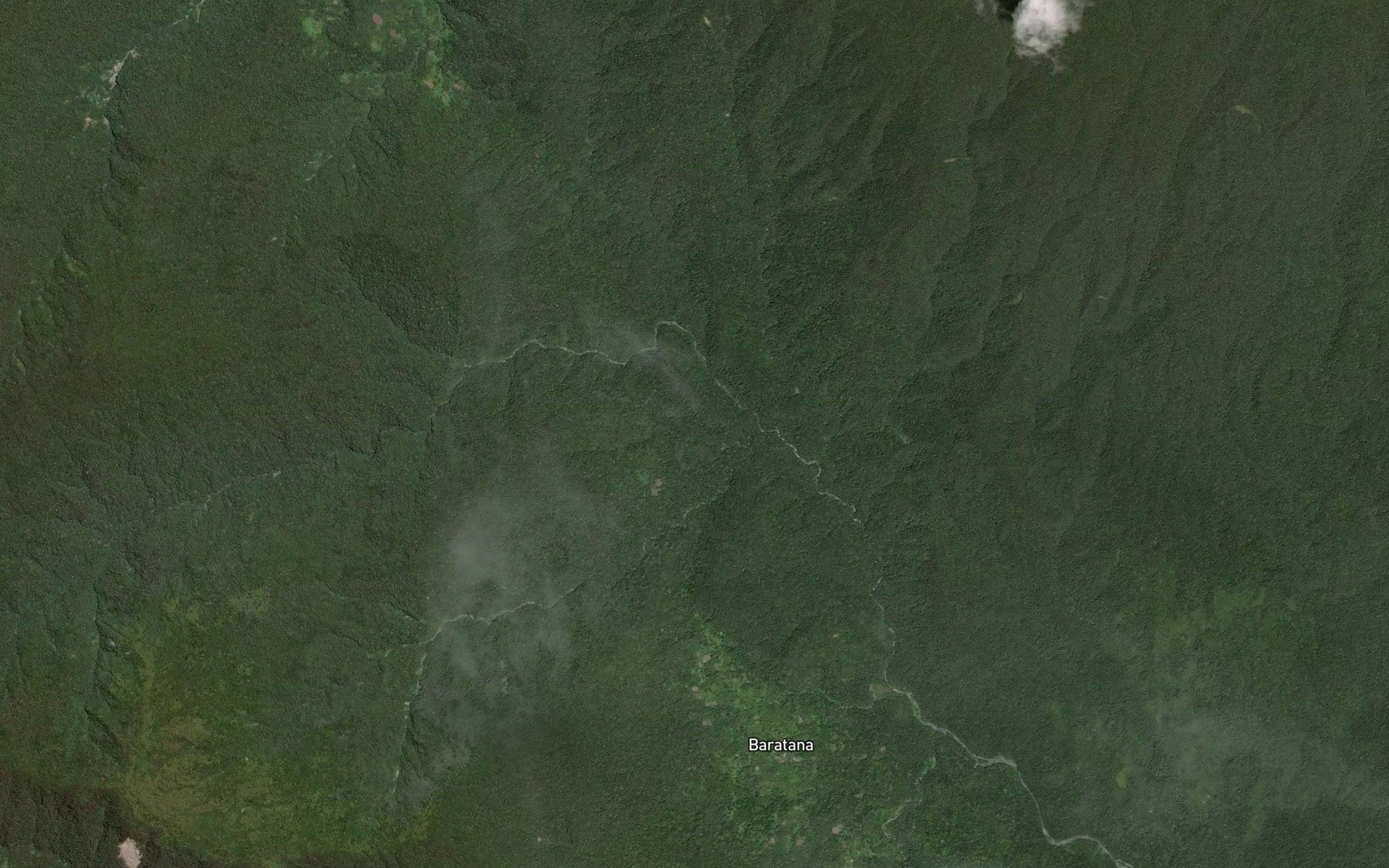 Satellite map of the Iuni River