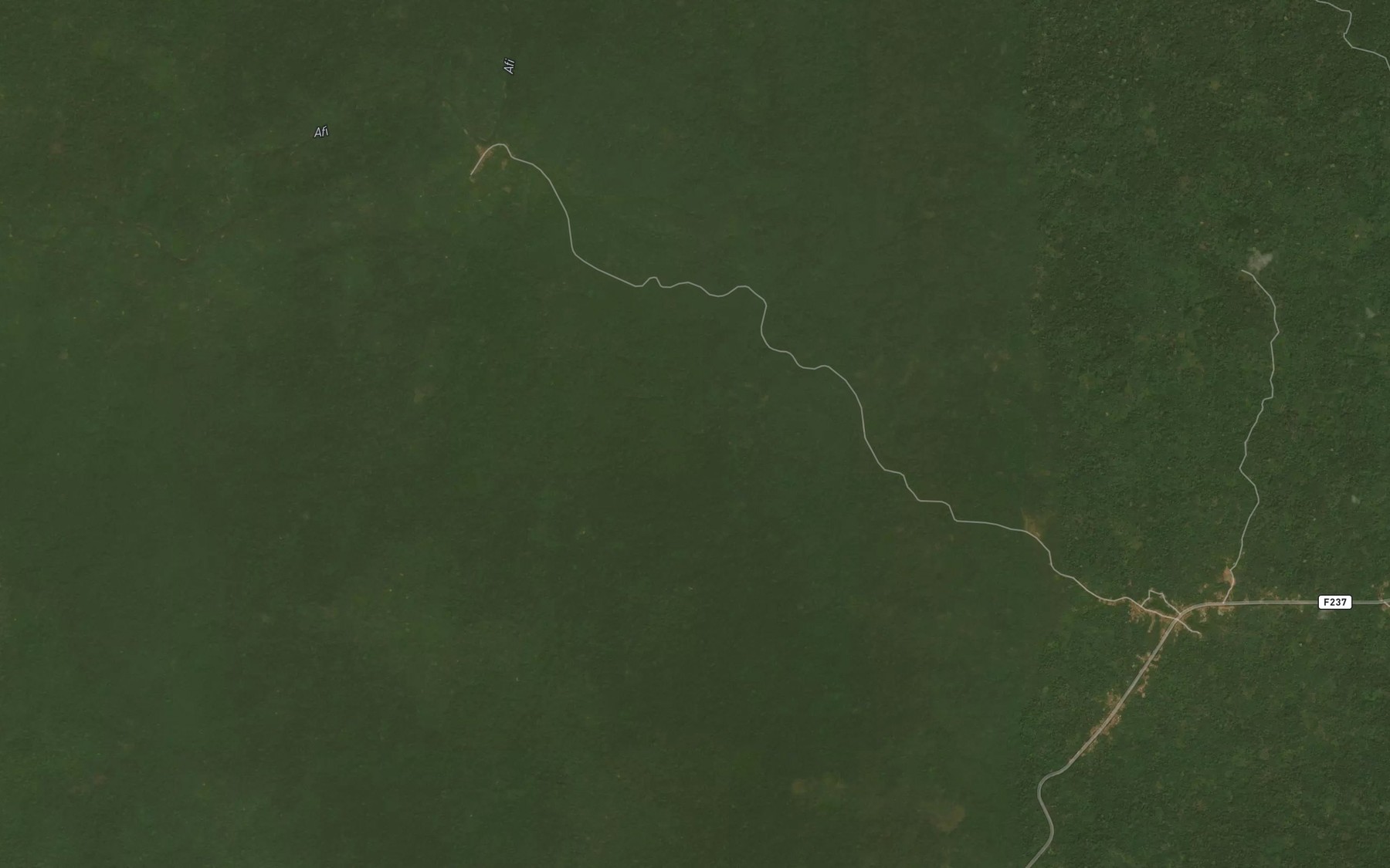 Satellite map of the River Kachekwa