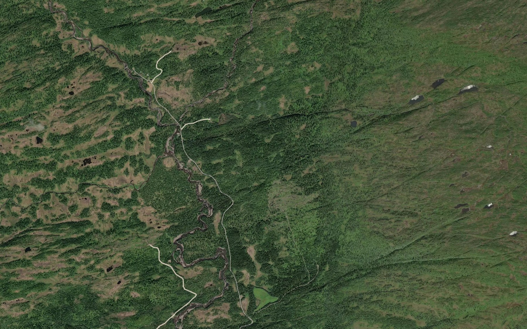Satellite map of the Bjornhaugbekken