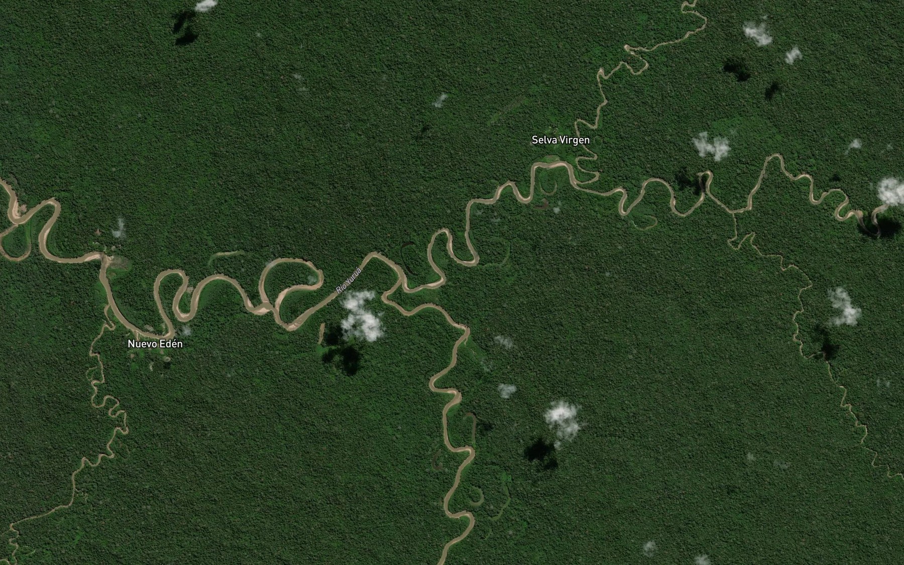 Satellite map of the Zancudo