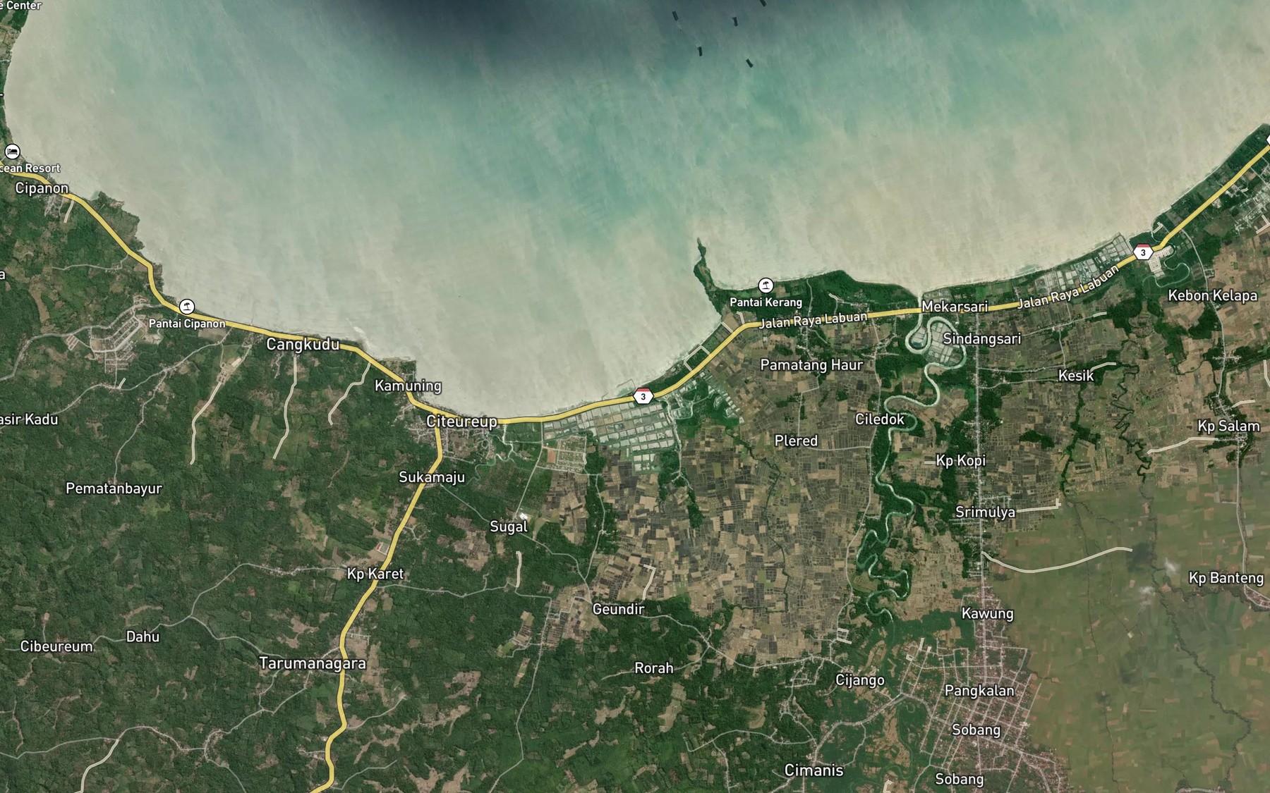 Satellite map of the Ci Heru