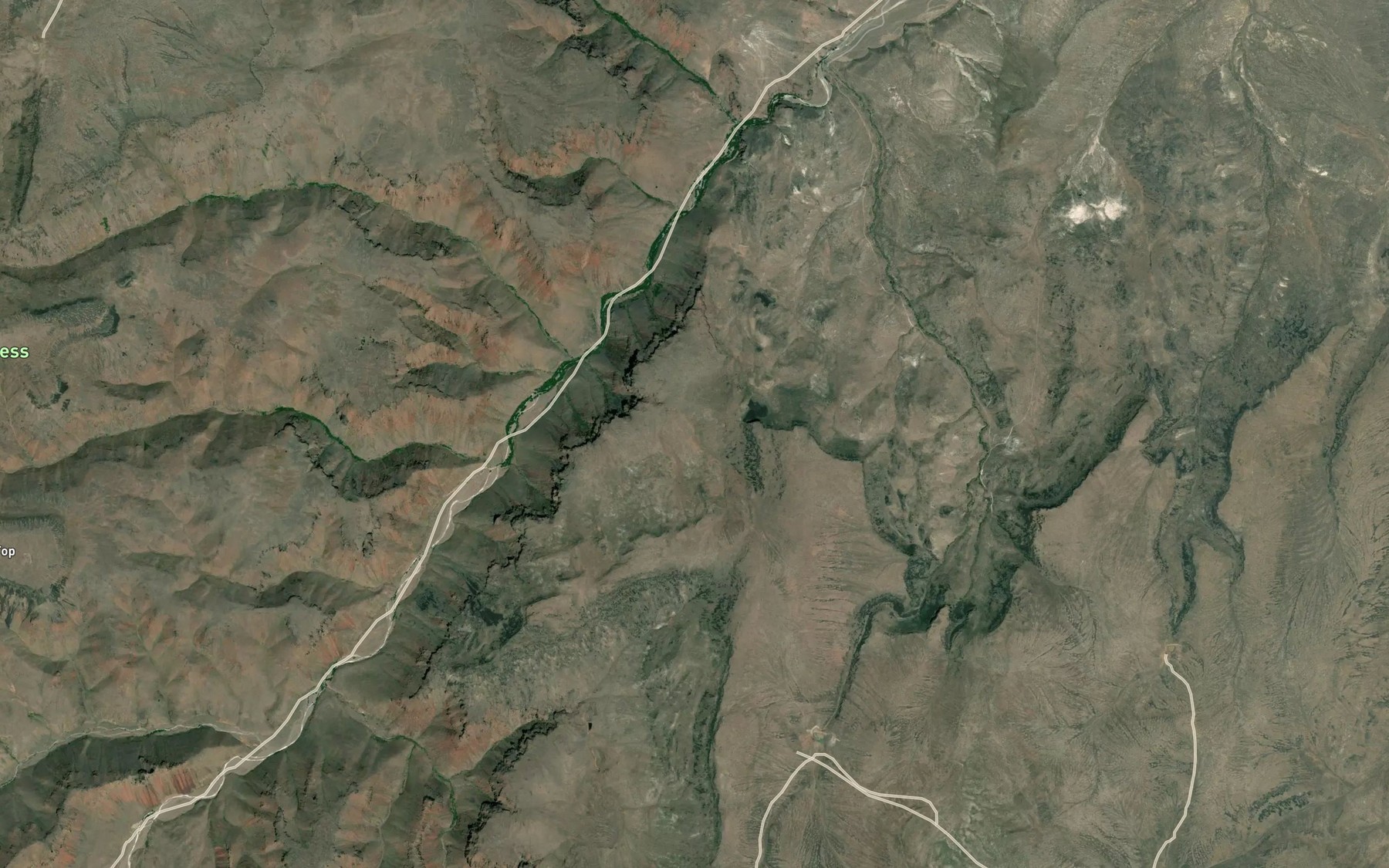 Satellite map of the Coleman Spring