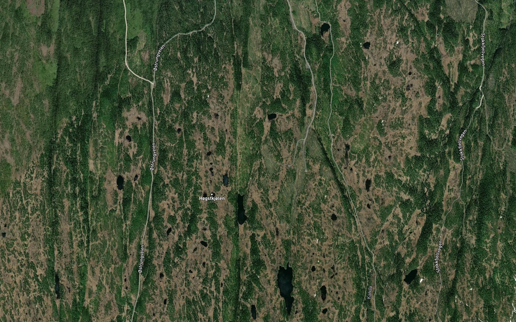 Satellite map of the Medamtjennbekken