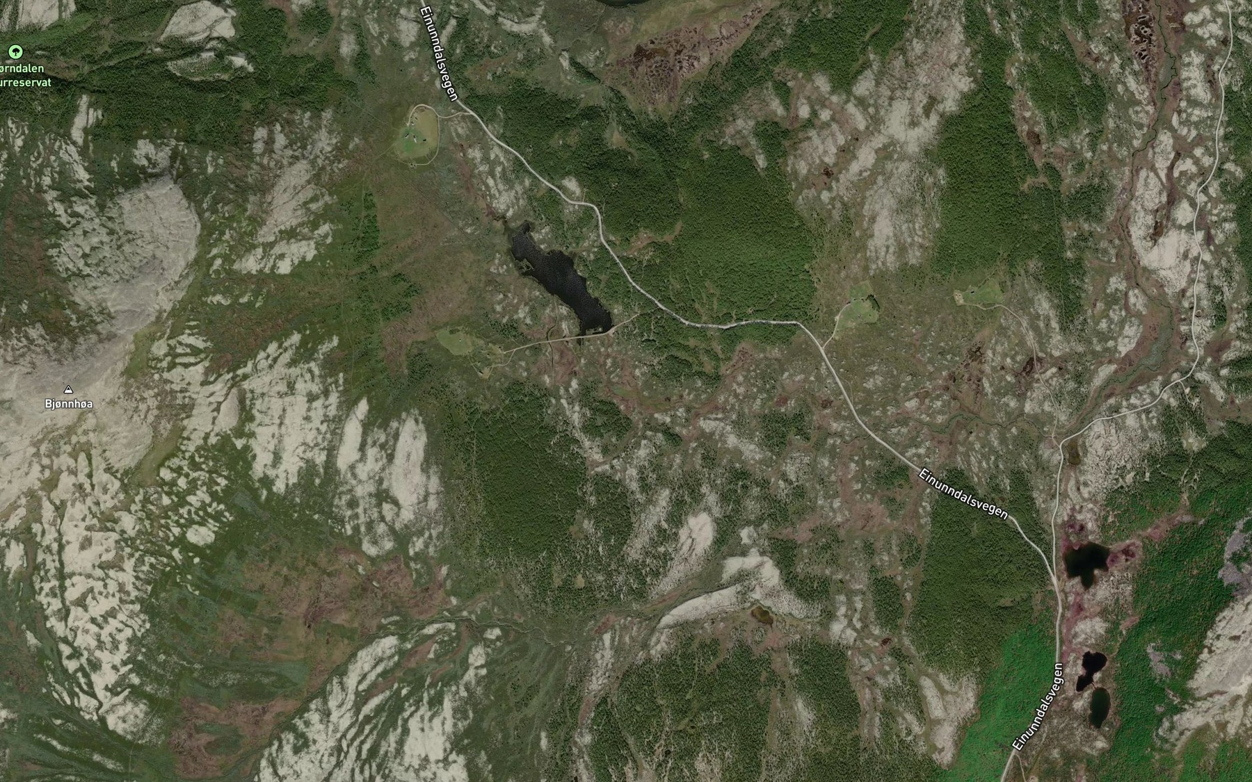 Satellite map of the Bjonnasbekken