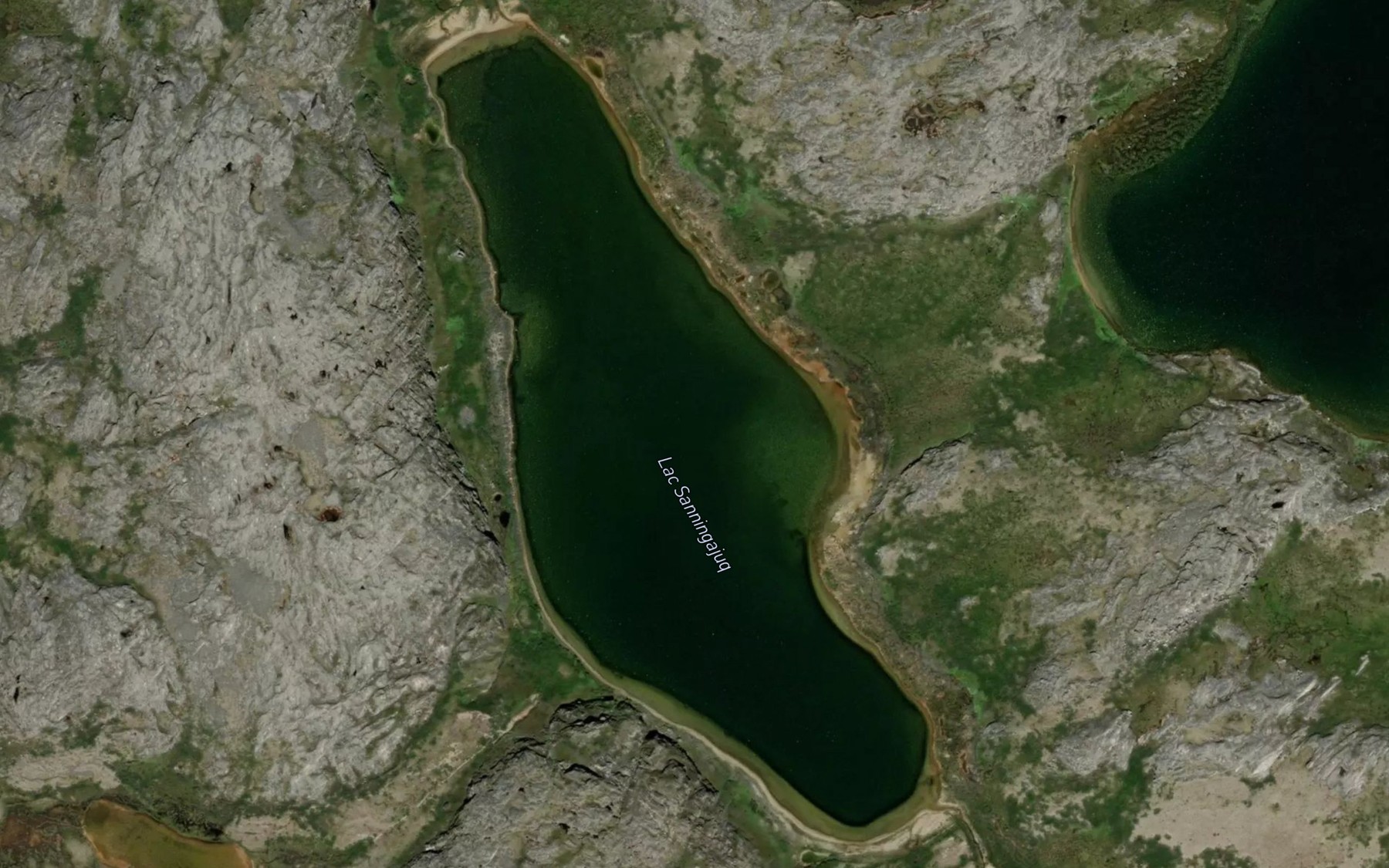 Satellite map of the Lac Sanningajuq