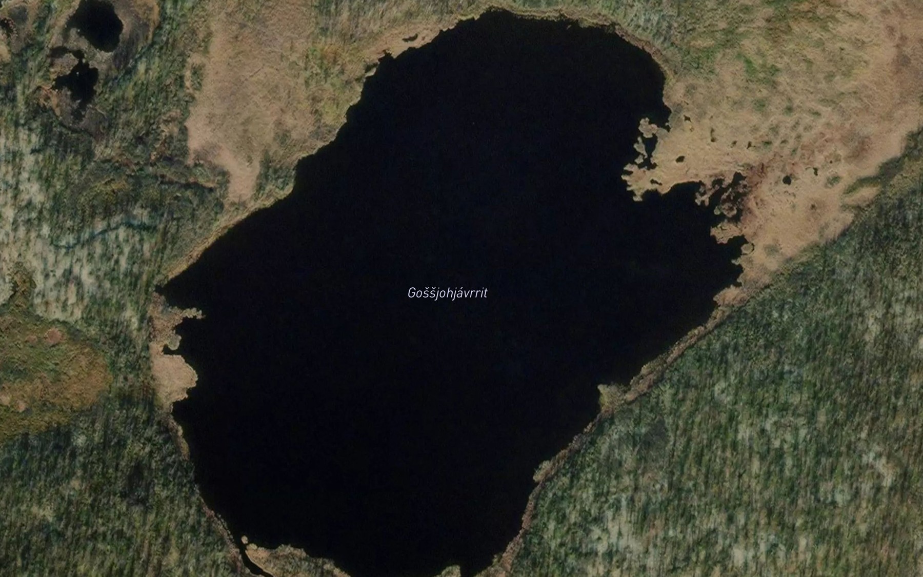 Satellite map of the Gossjohjavrrit