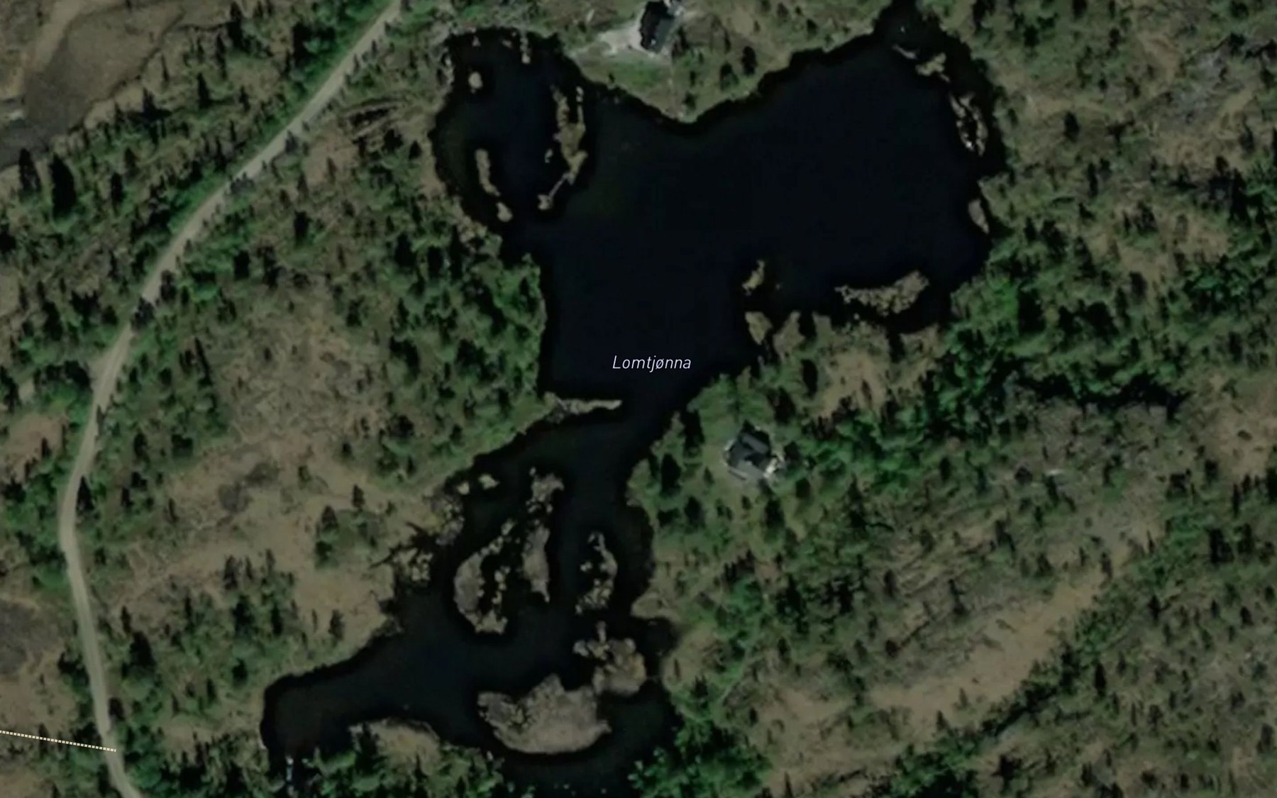 Satellite map of the Lomtjonna