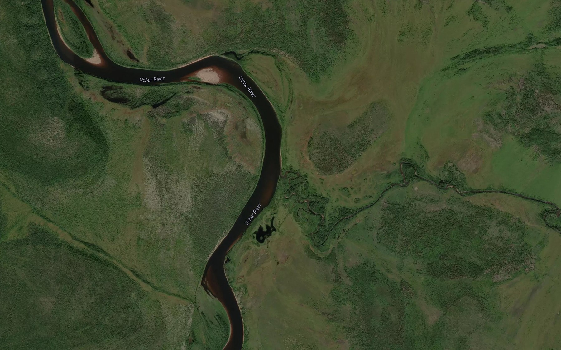 Satellite map of the Tomptokan