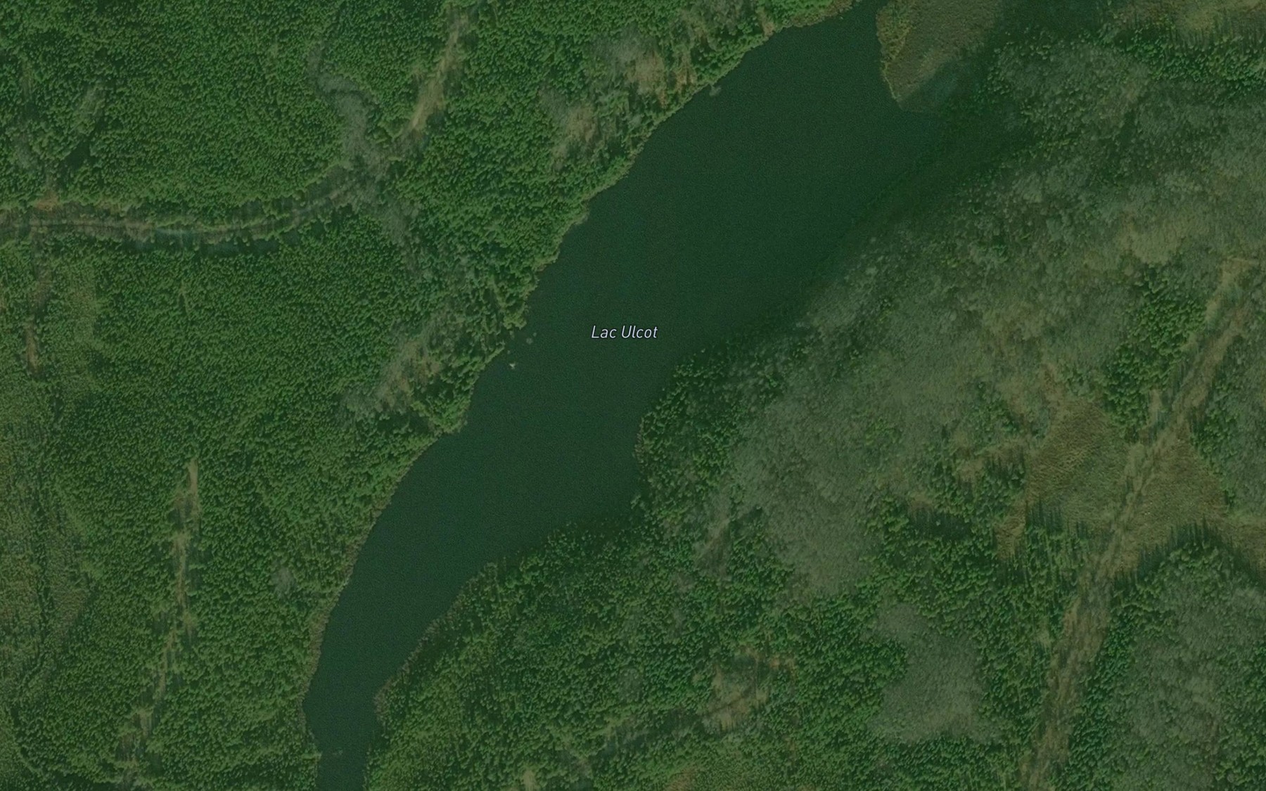 Satellite map of the Lac Ulcot