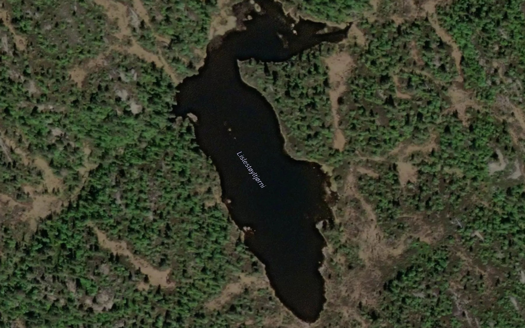 Satellite map of the Lislestoyltjorni