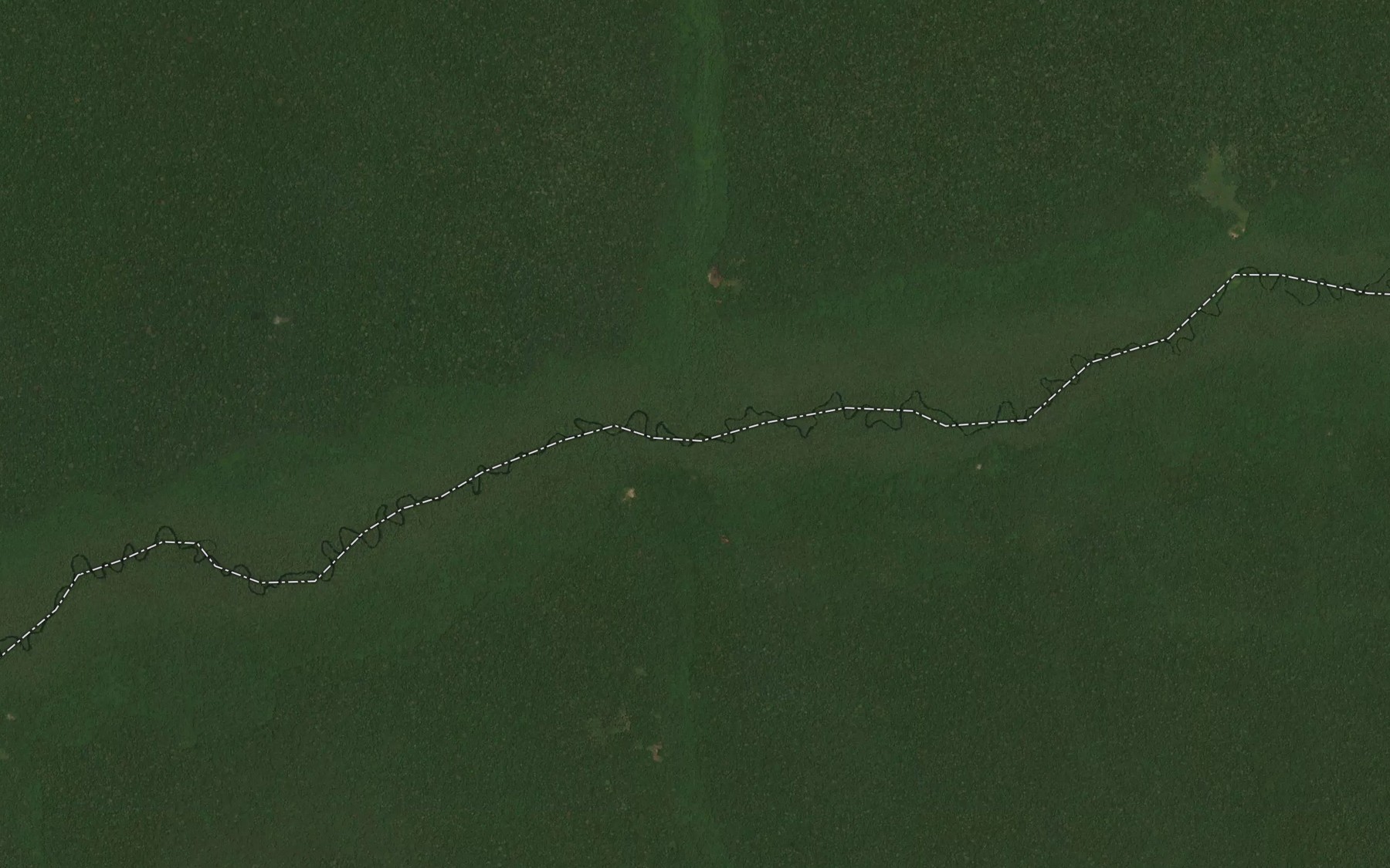 Satellite map of the Busanga