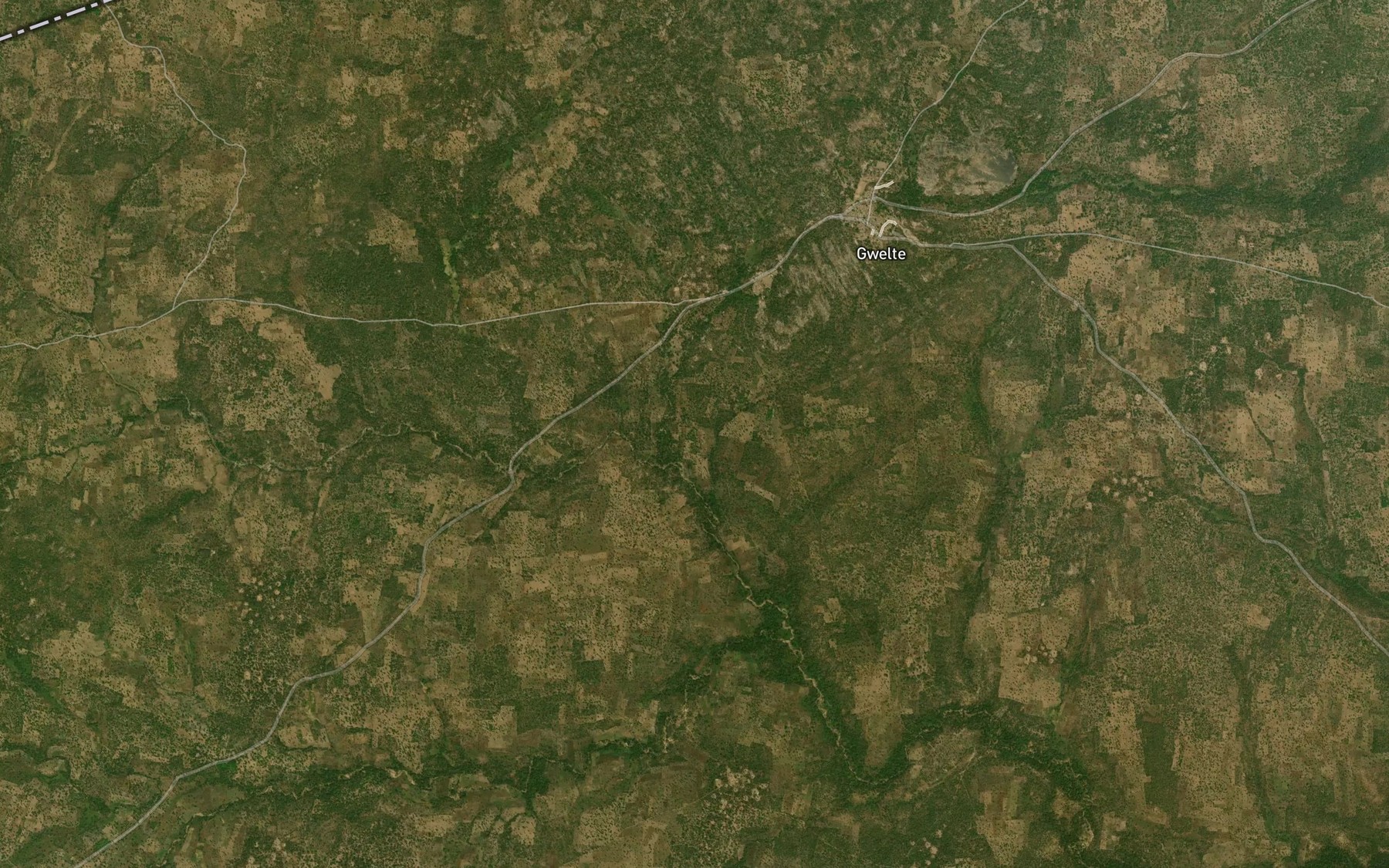 Satellite map of the River Go