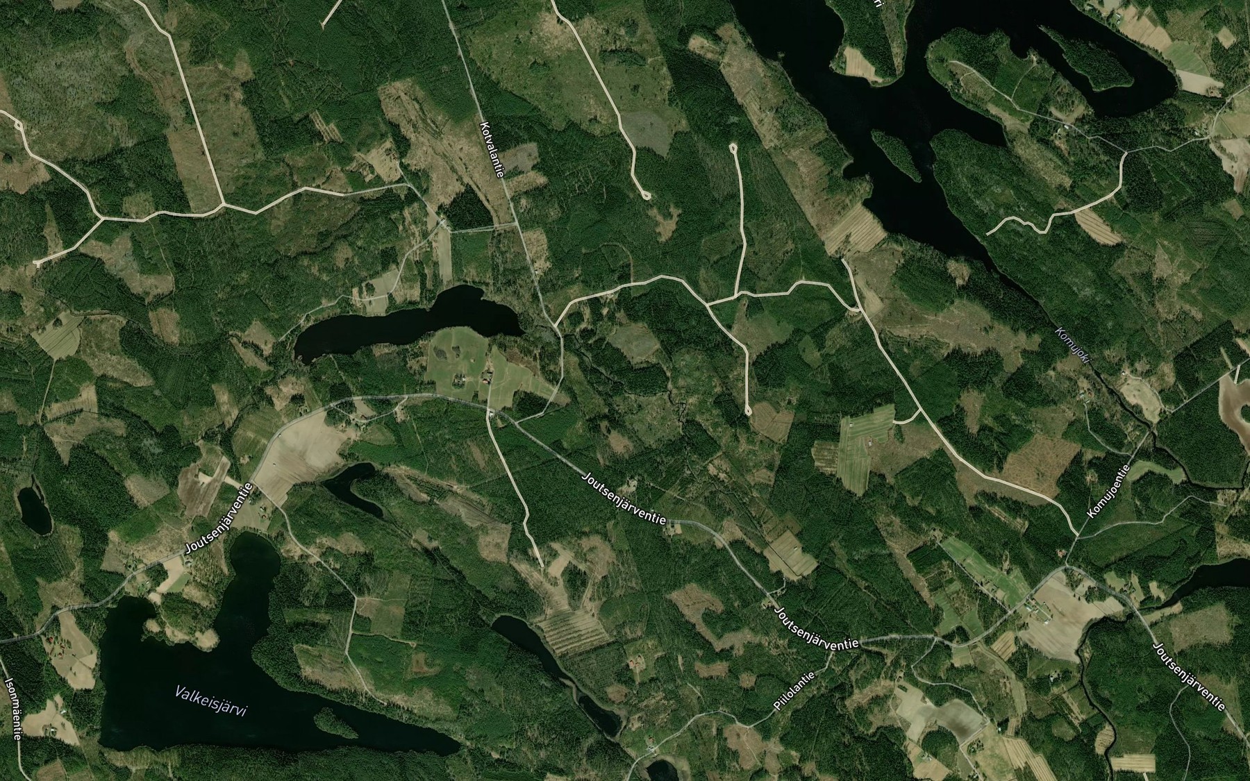 Satellite map of the Tammikoski