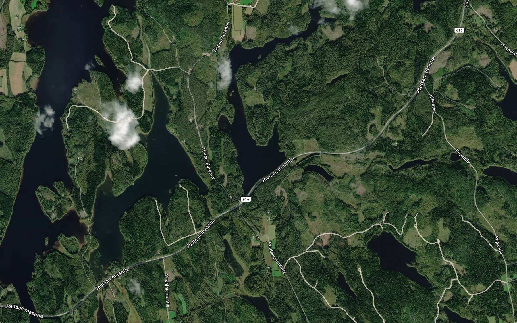 Satellite map of the Myllylahti